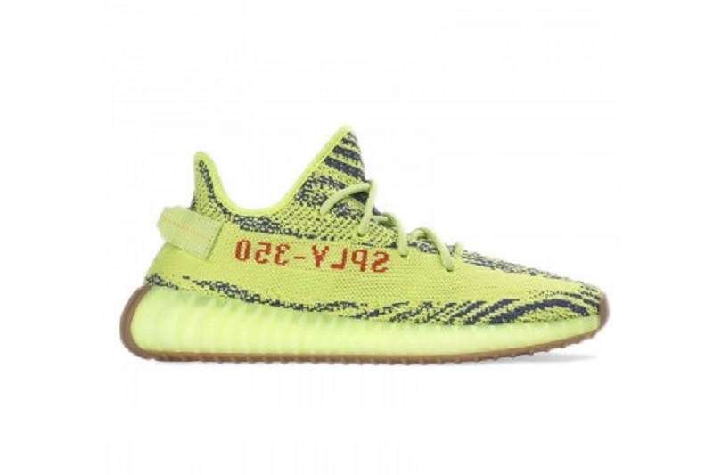 Adidas Yeezy Boost 350 V2 "Semi-Frozen Yellow"Raw Steel Red Online Sale - Click Image to Close